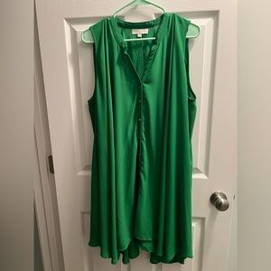 Kelly Green Dress- sleeveless
